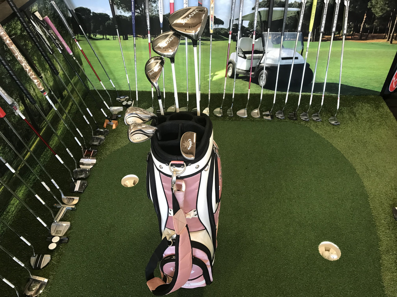 Callaway Solaire Ladies 1/2 Set with Cart Bag *Excellent Condition*
