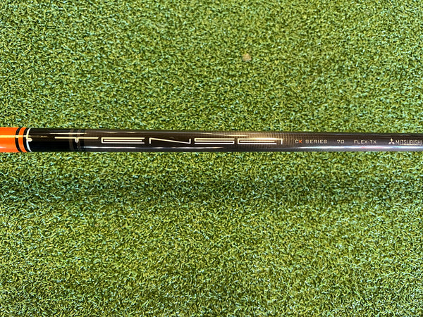 2024 TaylorMade Qi10 9° Driver With Headcover Dexterity- R/H Flex- Tour Extra Stiff Length- 45.25" Condition- 8.5 S/N- 56BK309N Shaft- Mitsubishi Tensei CK Series 70 TX Grip- Golf Pride