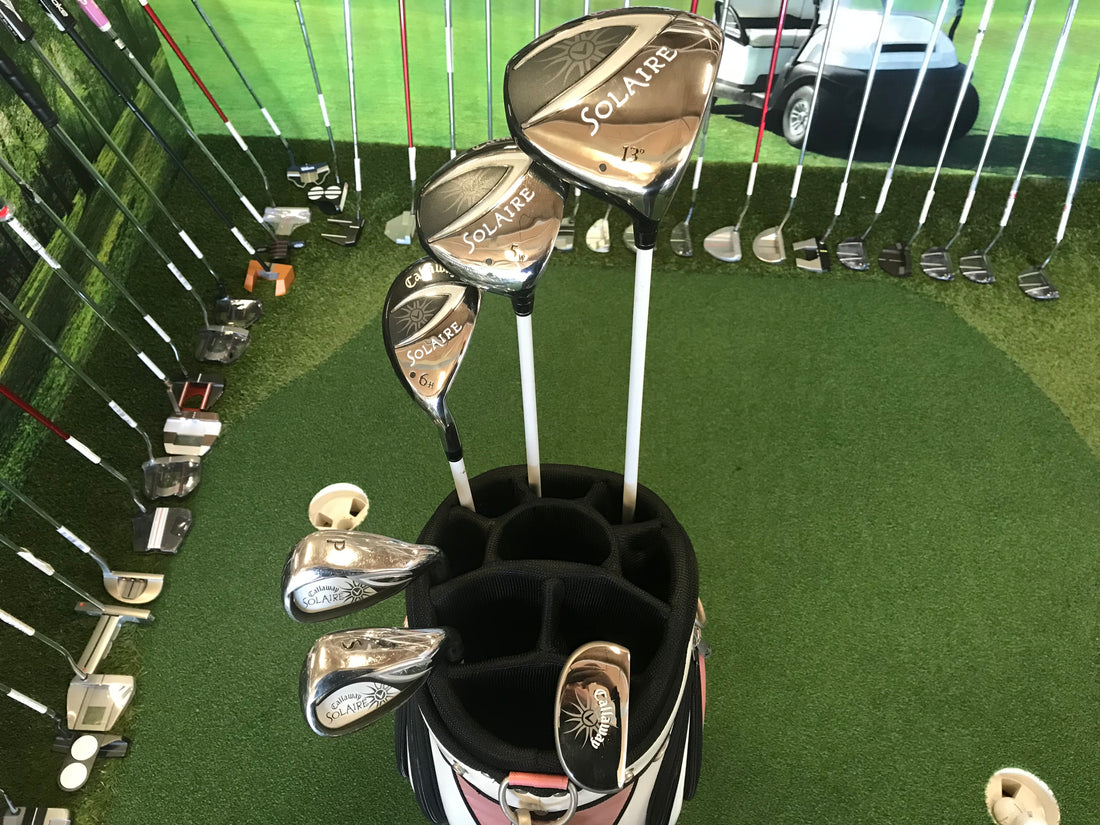 Callaway Solaire Ladies 1/2 Set with Cart Bag *Excellent Condition*