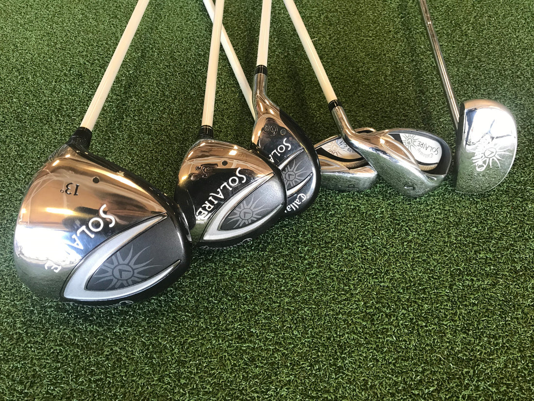 Callaway Solaire Ladies 1/2 Set with Cart Bag *Excellent Condition*
