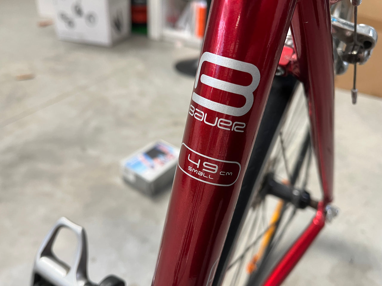 Bauer Flight Road Bike With Polar Cycling Computer Kit Condition- 7 Frame- Small (49cm) Wheel Size- 622mm x 15c Shimano *Additional Polar Box Under SHOP COUNTER*