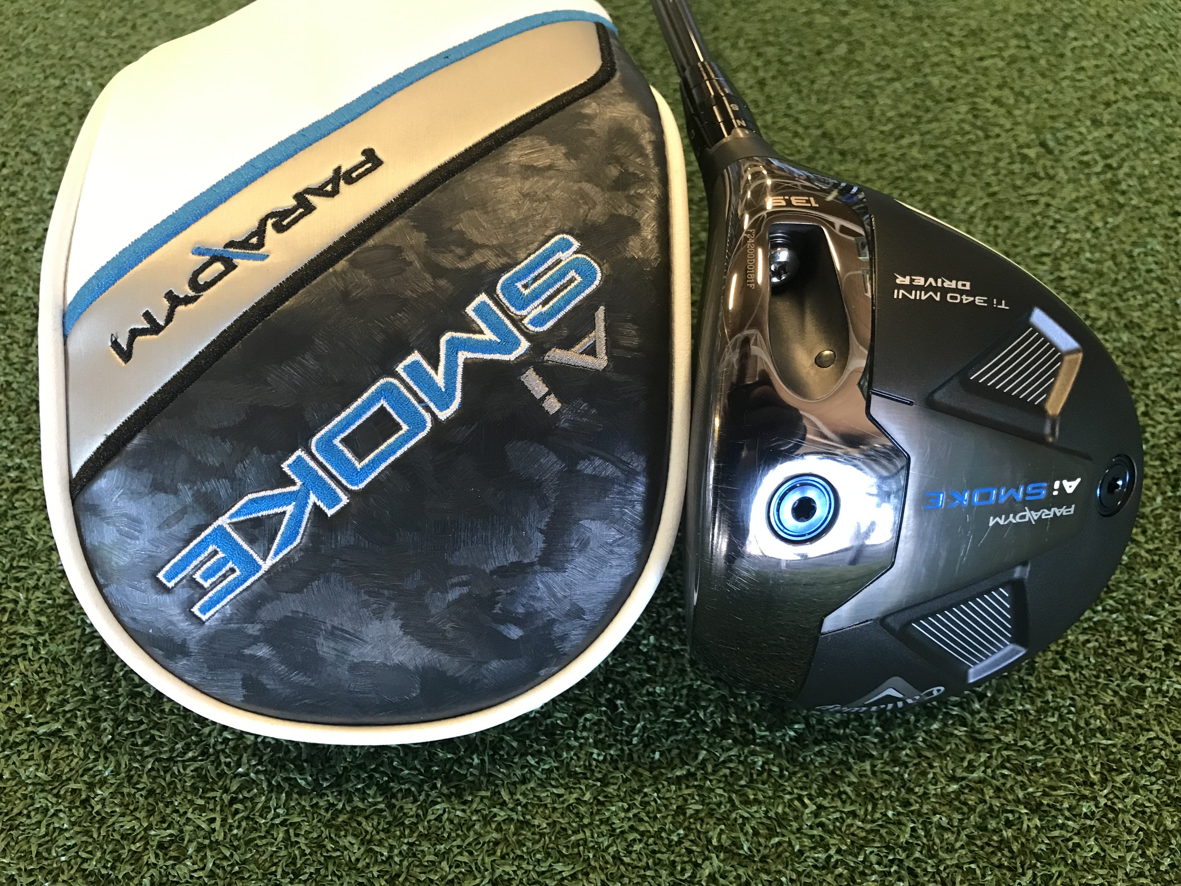 Callaway Paradym AI Smoke Ti 340 13.5 Mini Driver with Headcover *Excellent Condition*