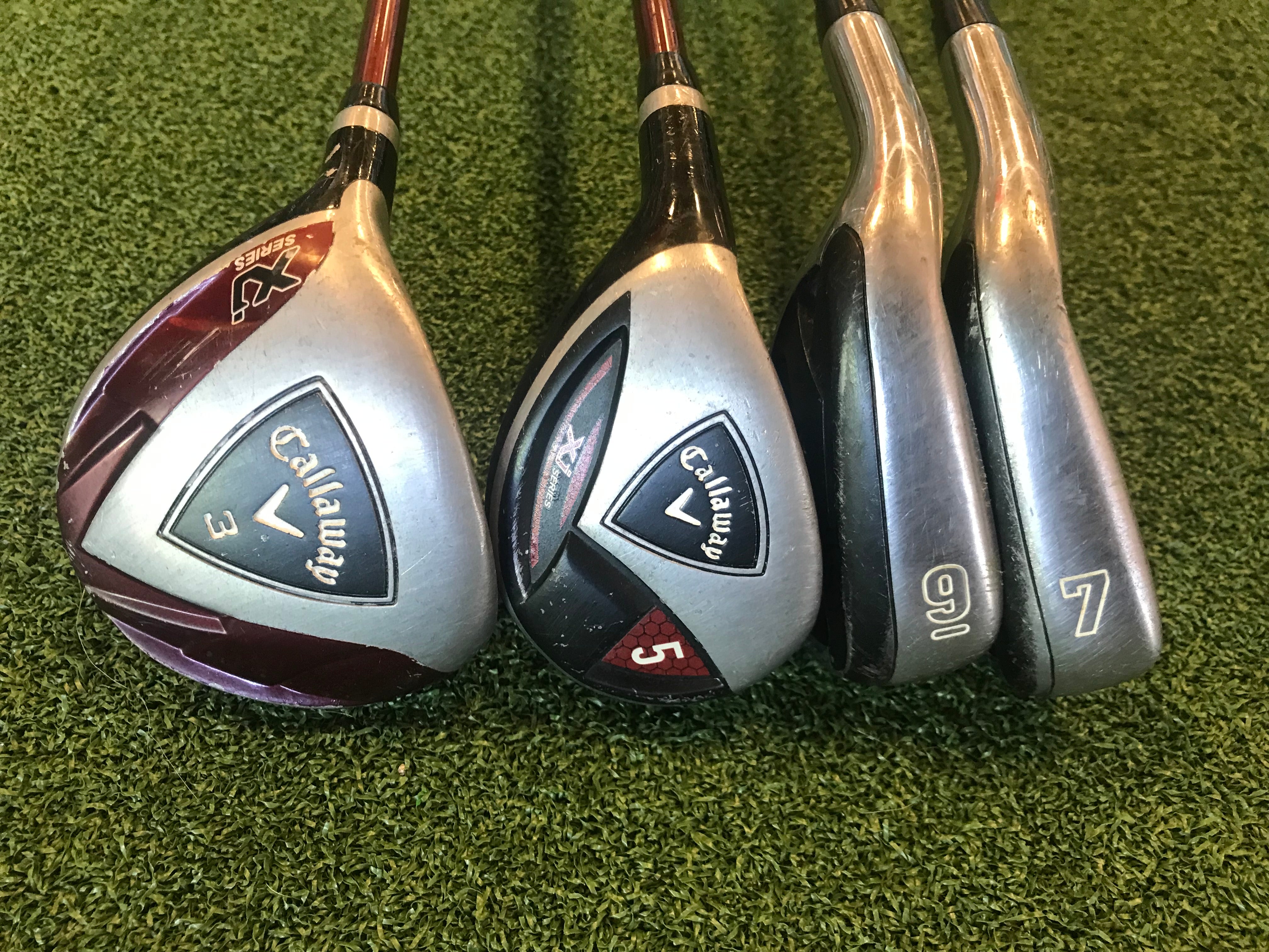 Callaway Xj Series Left Handed Junior 9-12 Year Olds Golf Set 3 Wood, 5 Hybrid, 7 Iron, 9