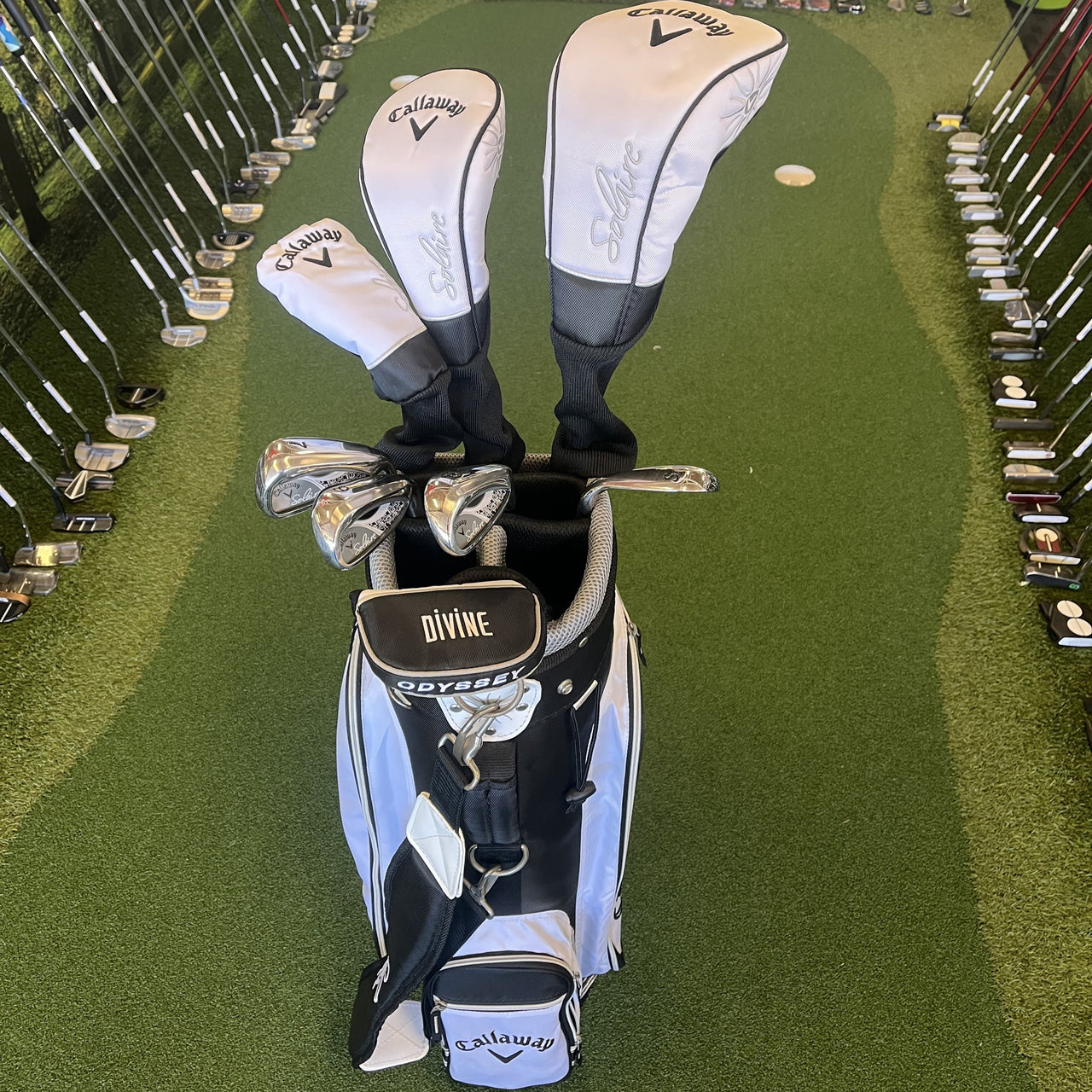 Callaway Solaire Ladies Full Set With Cart Bag *Excellent Condition*