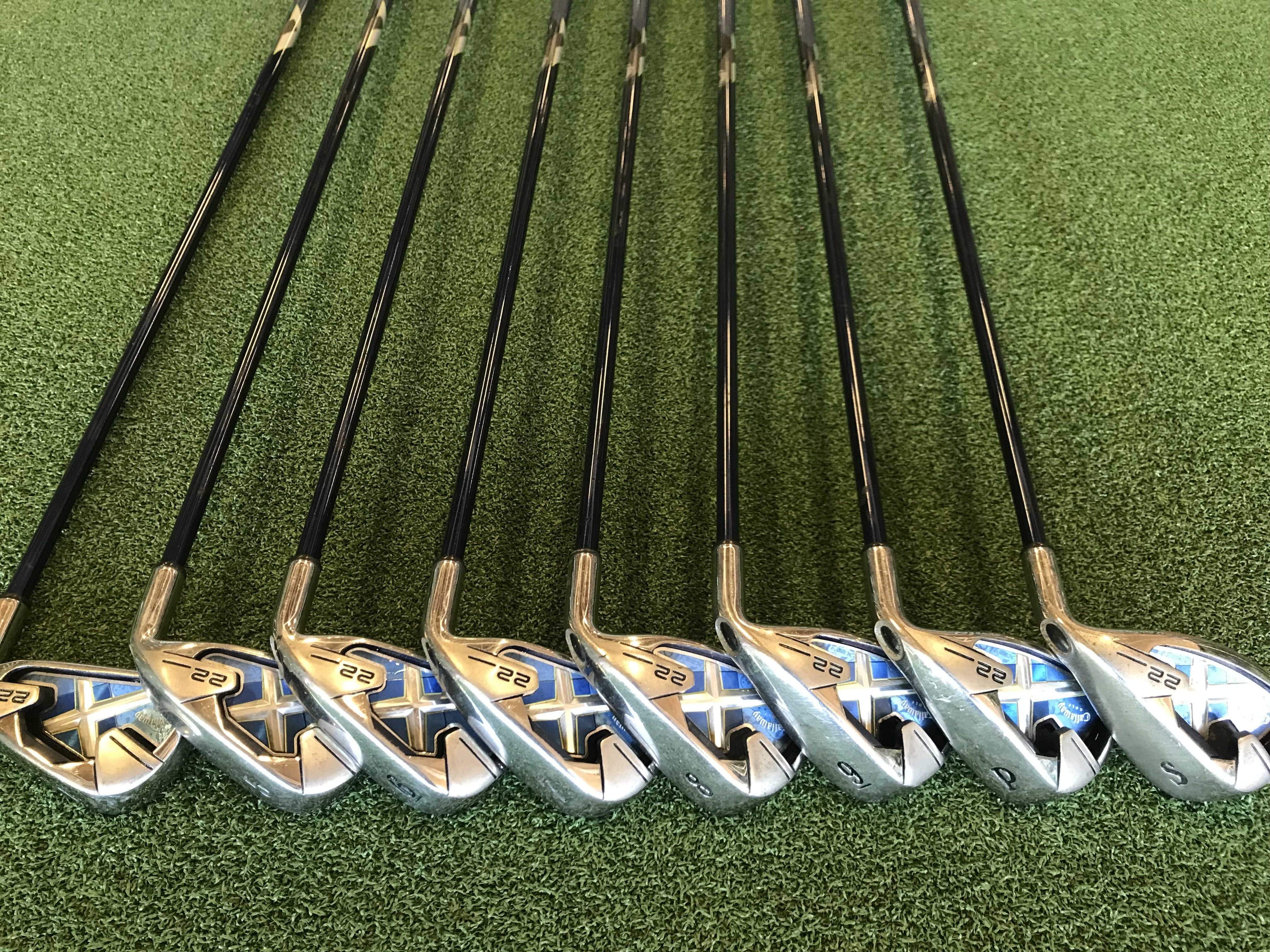 Callaway X-22 4-9, Pw, Sw Ladies Iron Set
