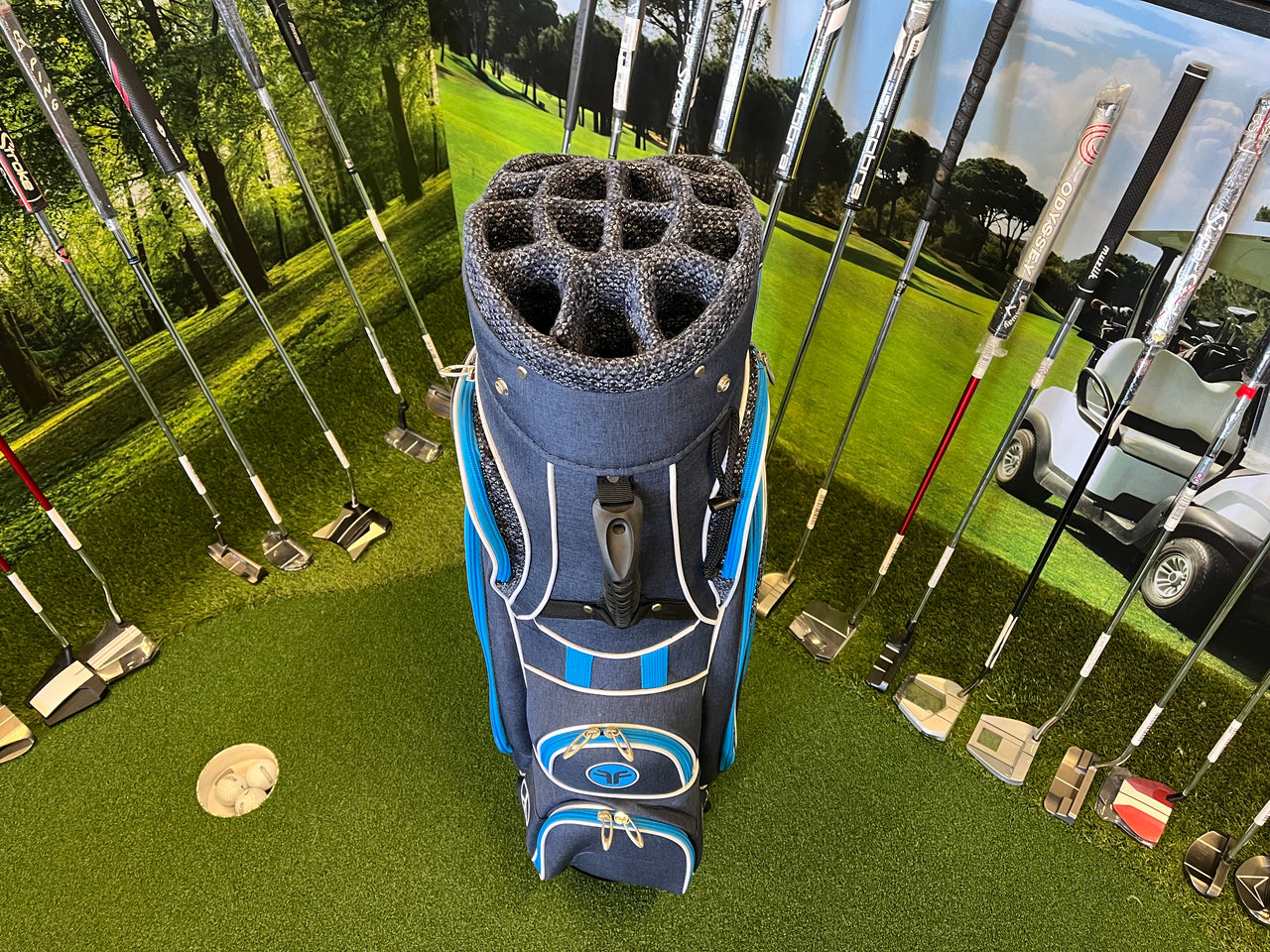 *New* Chevron FastFold 14-Way Cart Bag