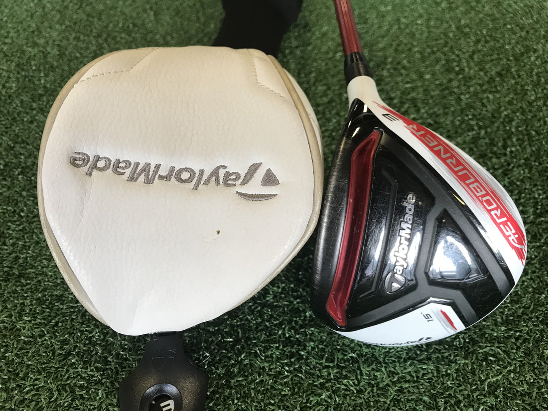 2015 TaylorMade Aeroburner 15° 3 Wood with Headcover