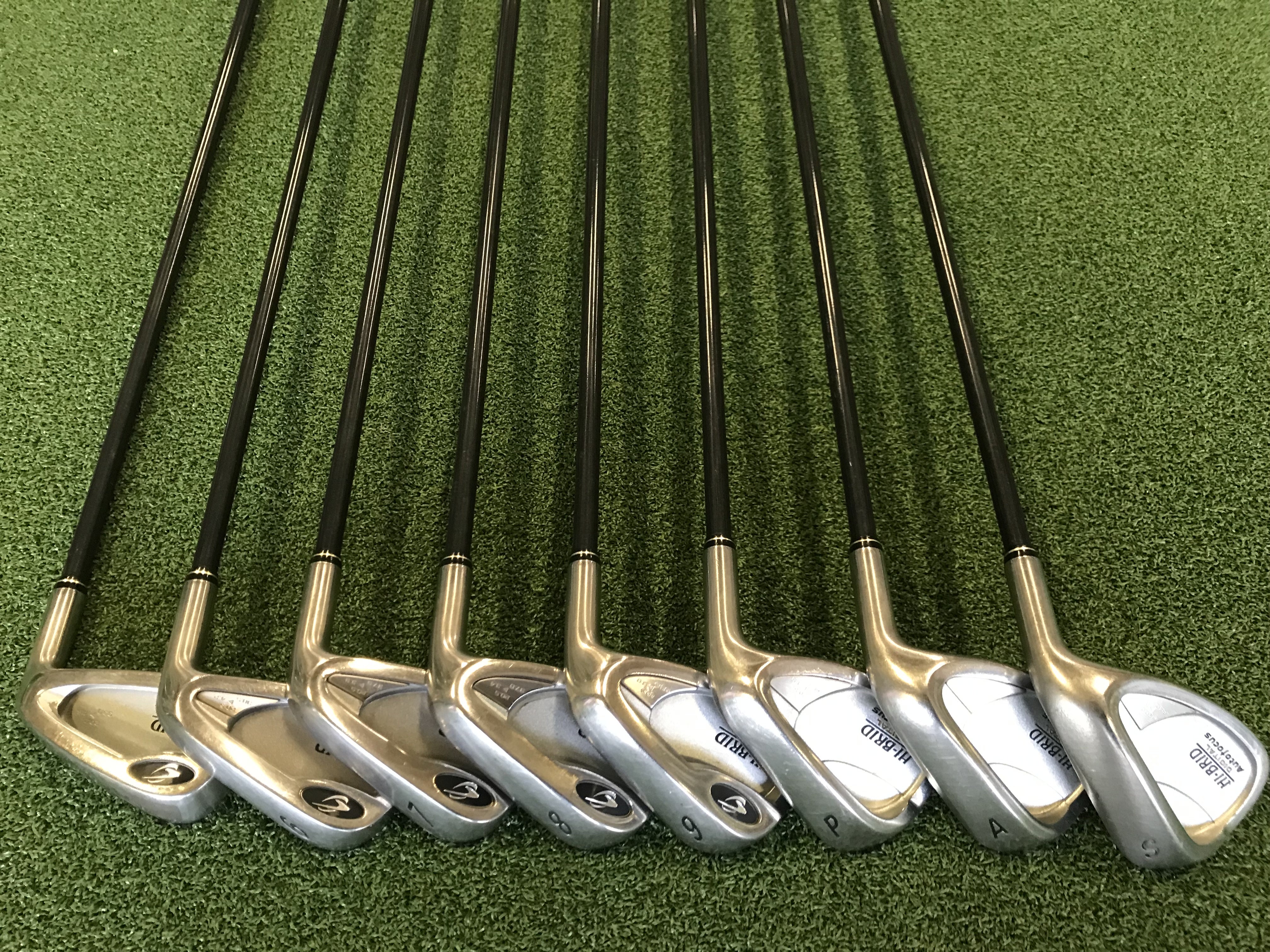 2001 Dunlop Hi-Bird 5-9, PW, AW, SW Iron Set