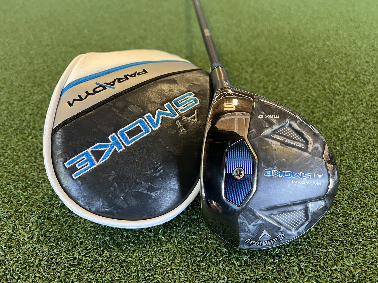 2024 Callaway Paradym Ai Smoke Max-D 18° 5 Wood With Headcover