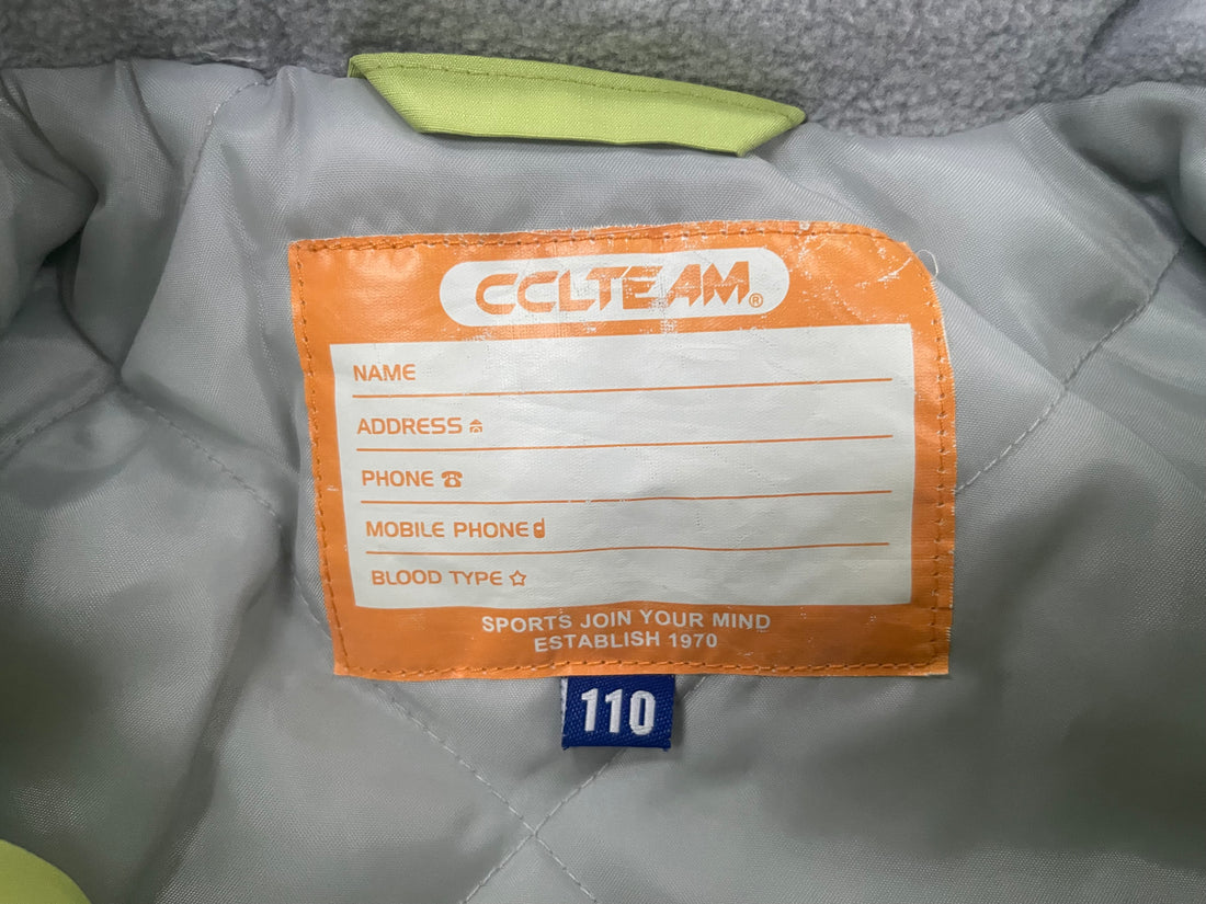 CCL Team Kids Green Snow Jacket Size 110 *Like New*