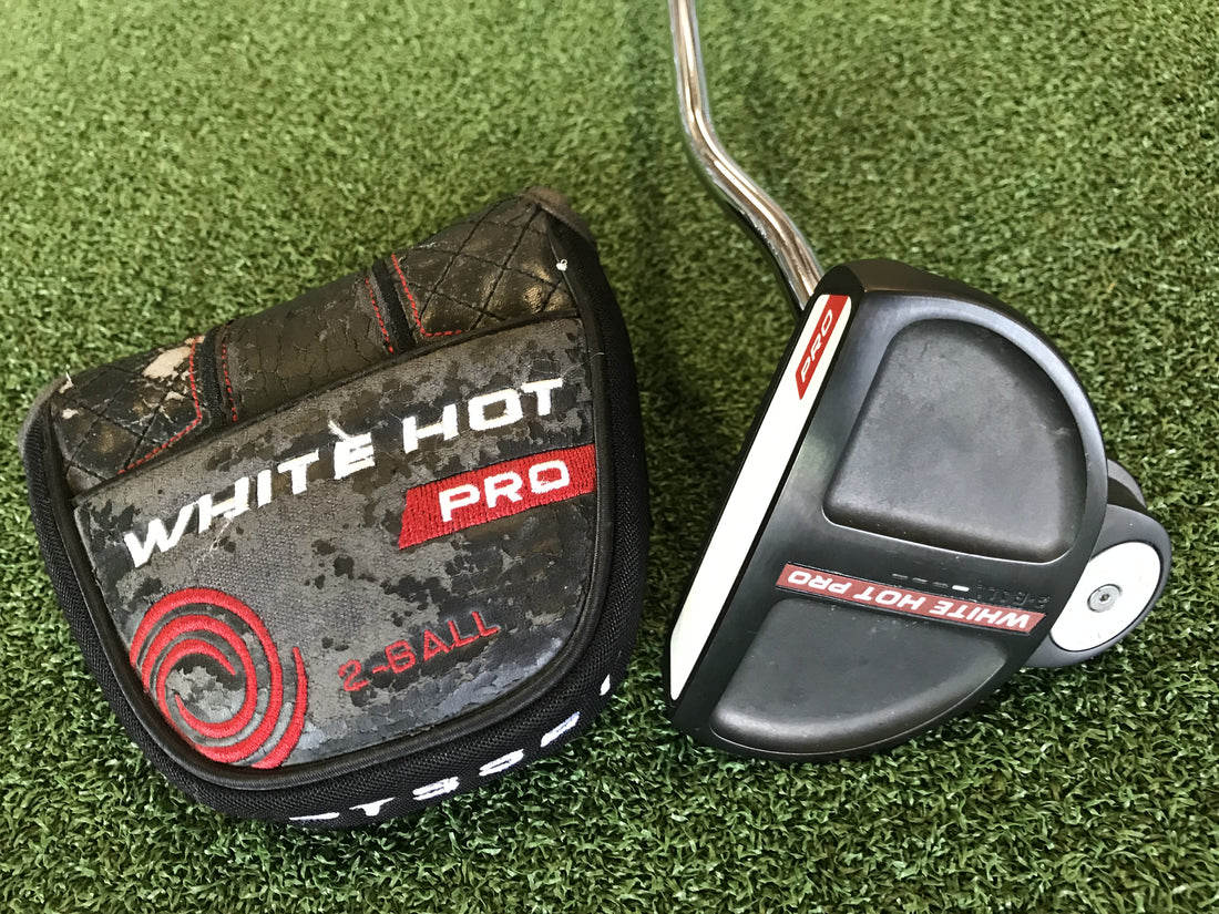 Odyssey White Hot Pro 2 Ball 35" Putter With Headcover *Excellent Condition*