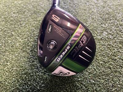 2021 Callaway Epic Speed 18° 5 Wood Dexterity- R/H Flex- Regular Length- 42.25" Condition- 8 S/N- V21057F0032 Shaft- Diamana 50 Grip- Golf Pride 360 Tour Velvet