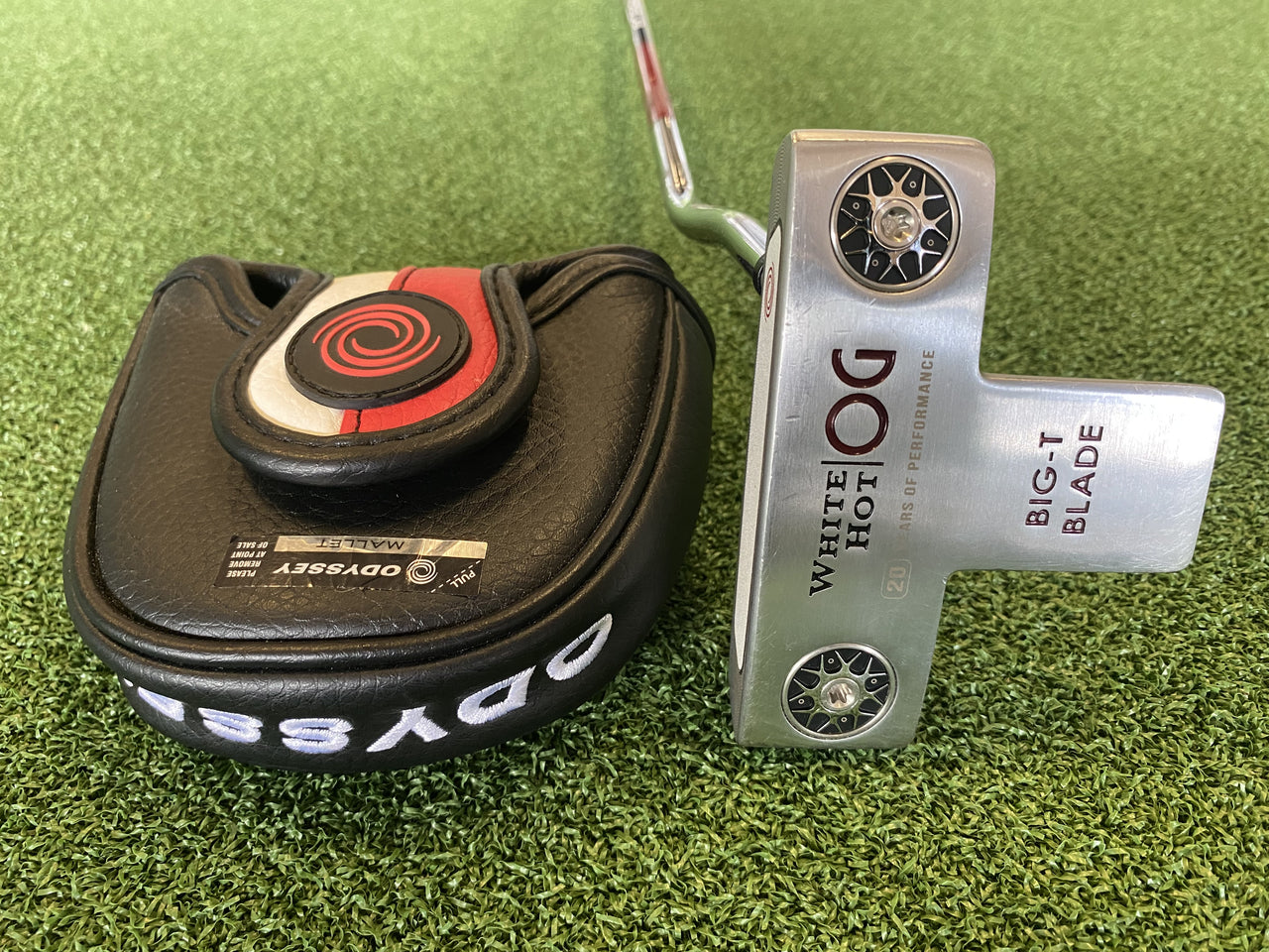 Odyssey White Hot Big-T Blade 34" Putter With Headcover *Excellent Condition*