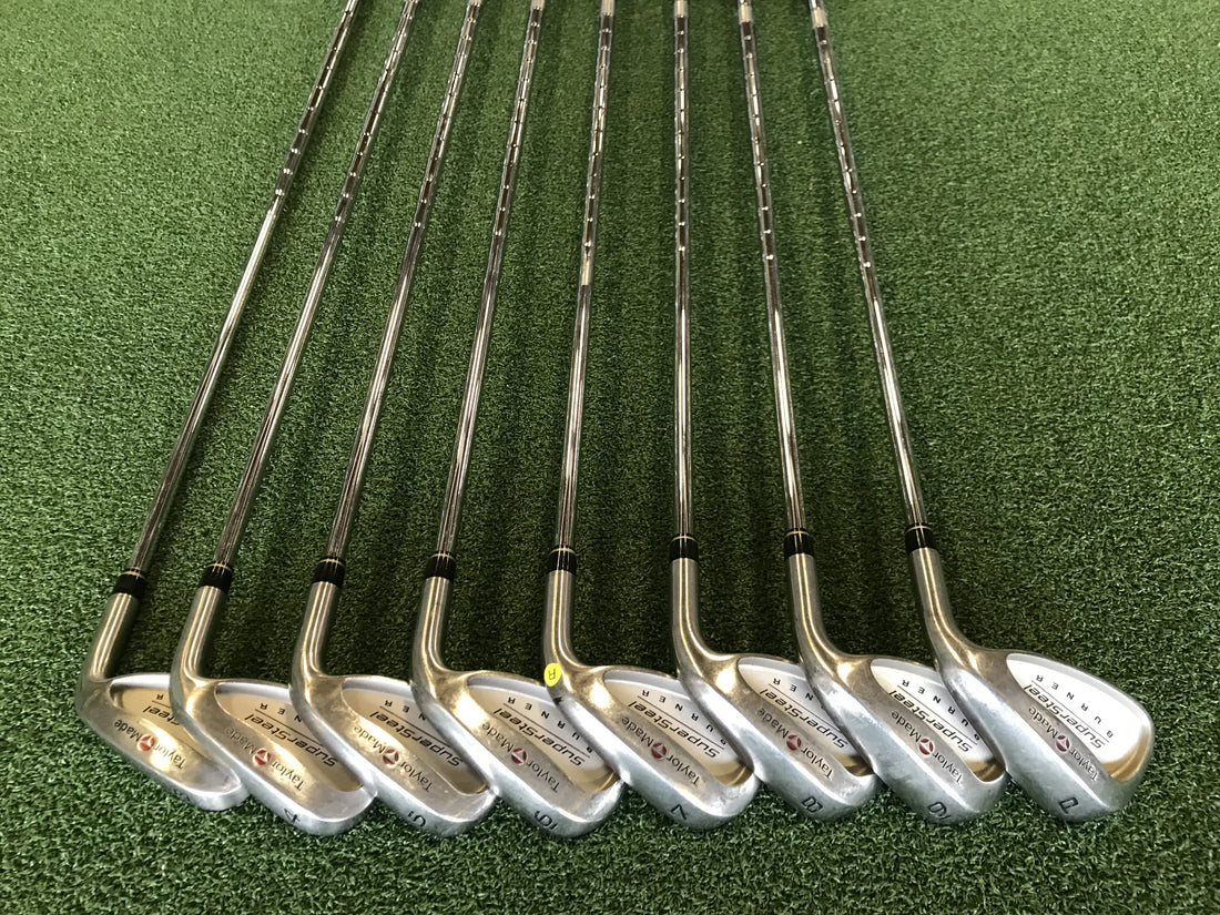 TaylorMade Super Steel Burner 3-9, PW Iron Set