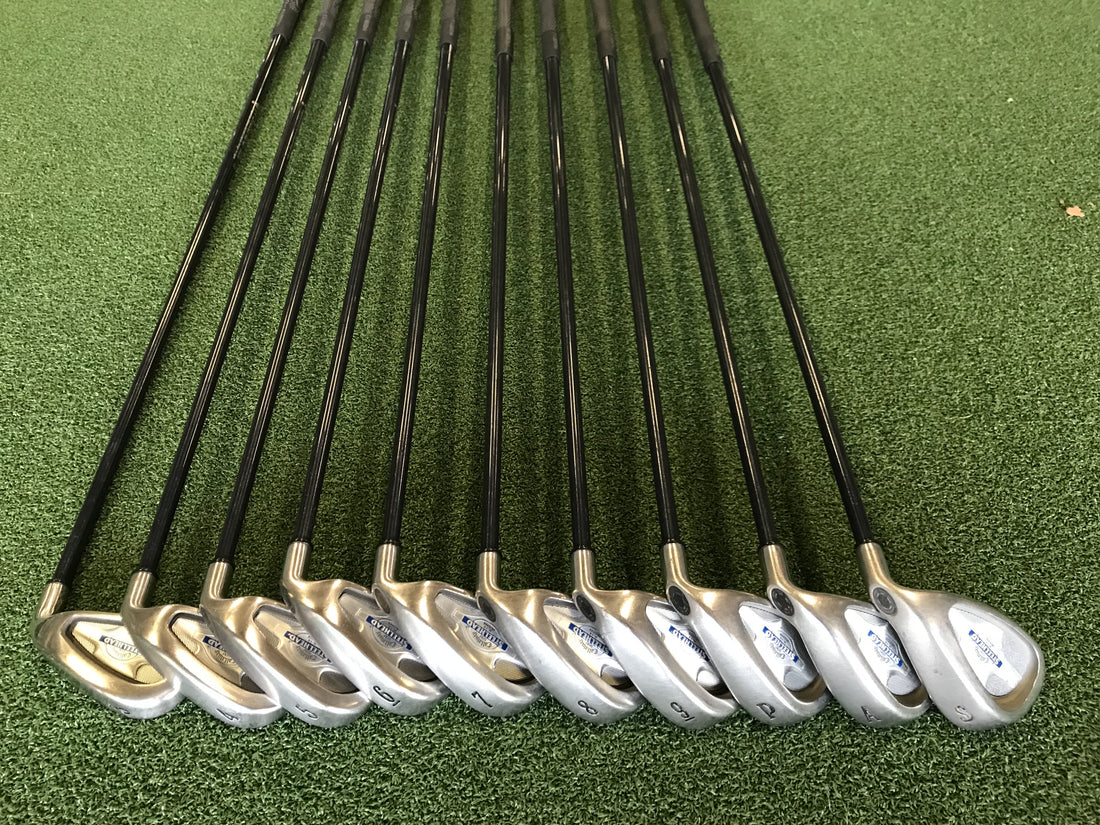 Callaway X-14 Steelhead 3-9, PW,AW,SW Iron Set