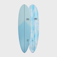 *New* Ocean+Earth Sky Blue 'Happy Hour" Soft Epoxy 7'0" Softboard