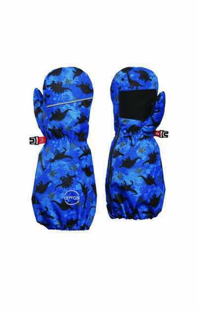 *New* KOMBI Blue Dino Mini Blizzard Mitts