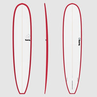 Torq TET 9'1 Longboard - Red/Pinline