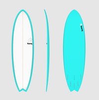 Torq TET 6'6 Mod Fish - Miami Blue/Pinline
