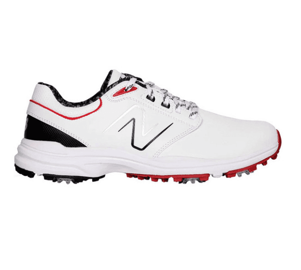 *New* New Balance Brighton Spiked White/Red Men's Golf Shoe