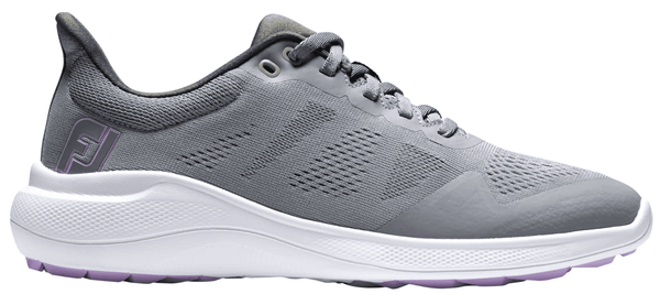 *New* Footjoy Women's Flex Grey/Purple Spikeless Golf Shoe