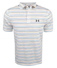 *New* Under Armour Golf T2 Green Trace Stripe Polo