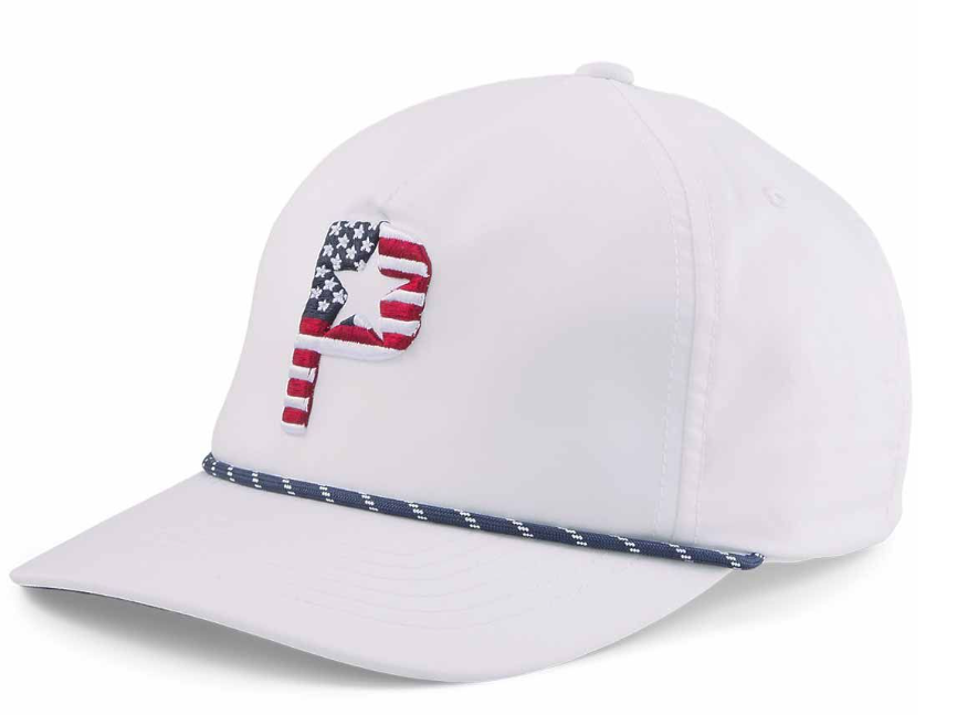 *New* Puma Golf Pars & Stripes Rope Cap