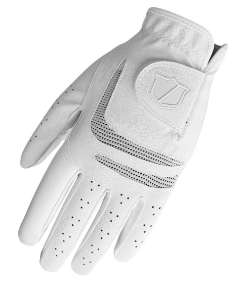 Wilson Grip Plus 2025 Women's Golf Glove / White - For Right Handed Golfer