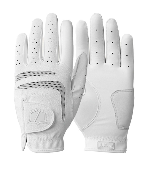 Wilson Grip Plus 2025 Women's Golf Glove / White - For Right Handed Golfer
