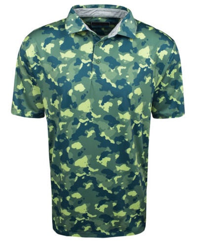 Etonic Mens 22 Contrast Camo Wavelite Polo