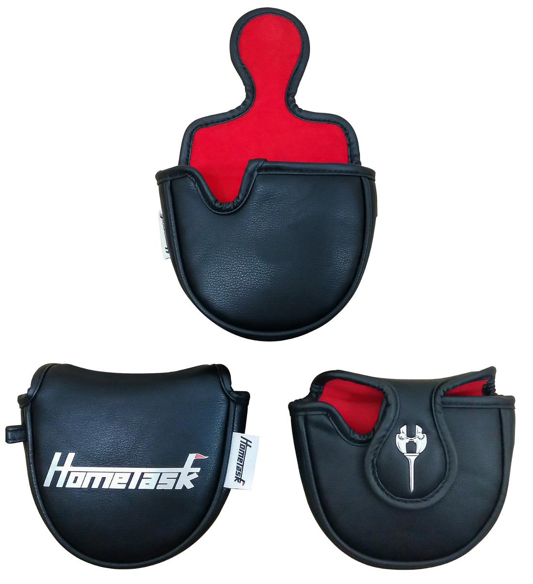 *New* Hometask Black/Red Men's Headcovers