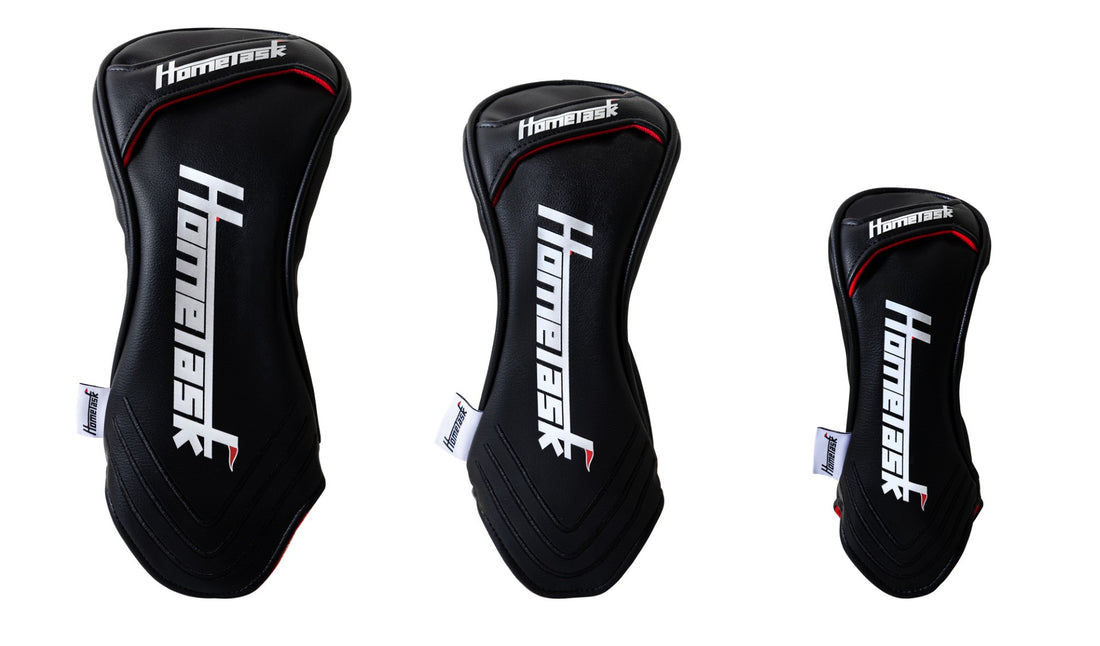 *New* Hometask Black/Red Men's Headcovers