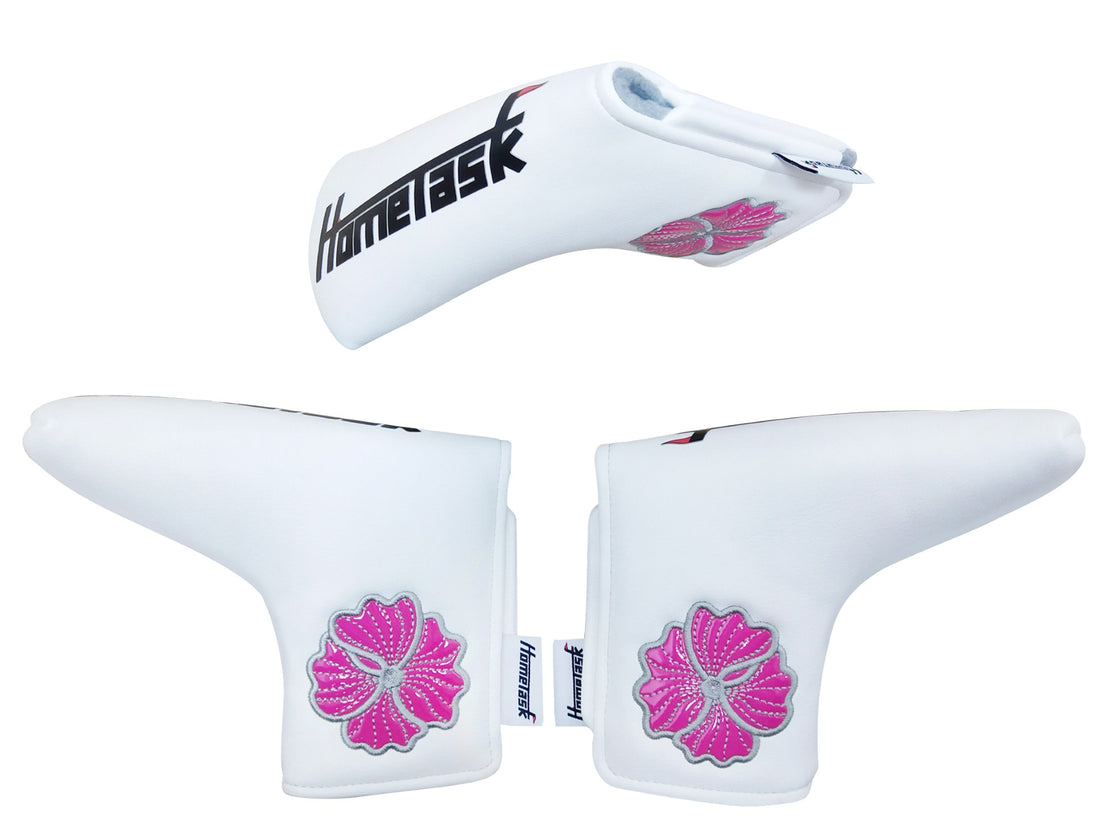 *New* Hometask Pink/White Ladies Headcovers