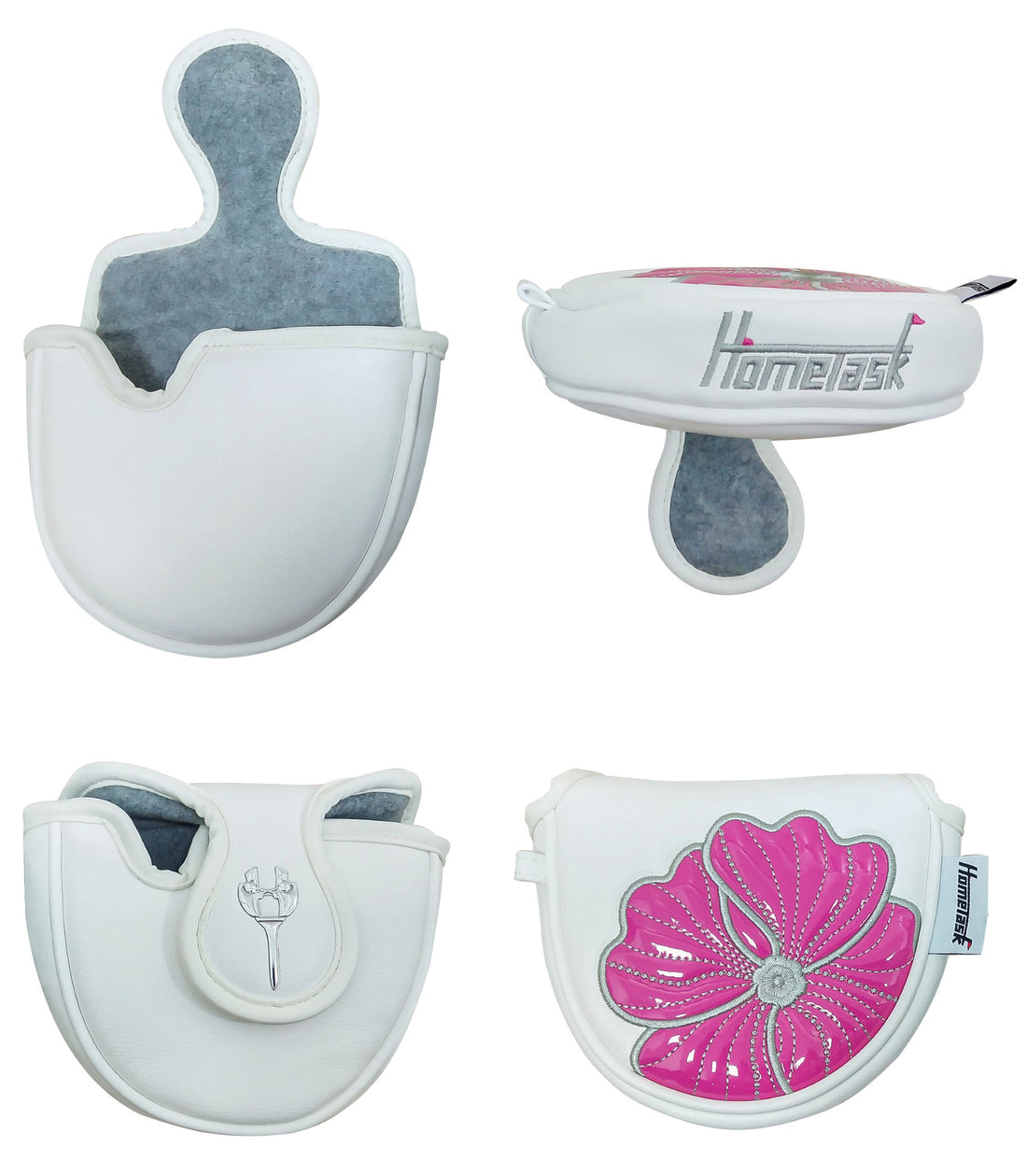 *New* Hometask Pink/White Ladies Headcovers
