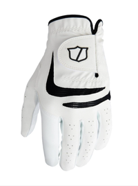 Wilson Grip Plus 2025 Golf Glove / White - For Left Handed Golfer